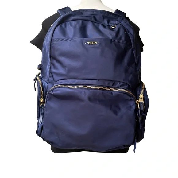 Tumi Voyageur Calais Navy Backpack (missing ID Tag) - Picture 4 of 15